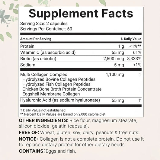 Multi Collagen Complex 8:1 - Complete Beauty Collagen